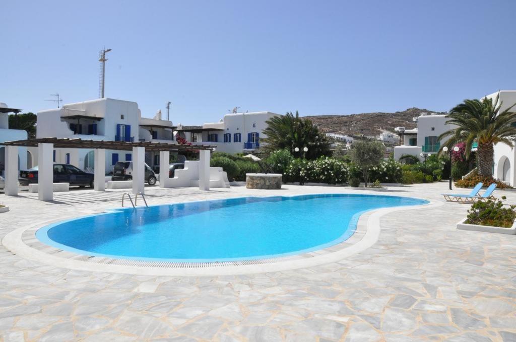 Luxury House With Swimming Pool In Ornos Mykonos Villa Exterior photo